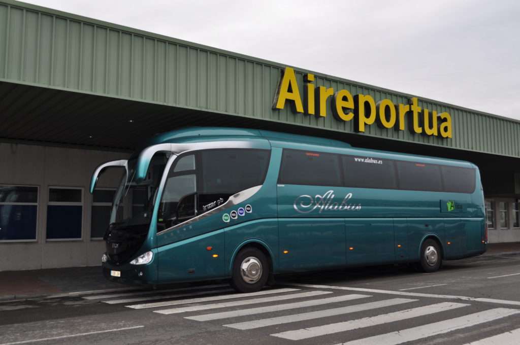 Transporte en autobús a aeropuerto vitoria